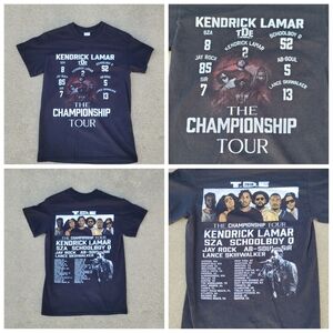 2018 Top Dawg Ent TDE Kendrick Lamar SZA Championship Tour T-shirt